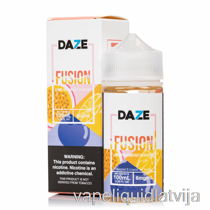 Citrons Pasifloru Mellenes - 7 Daze Fusion - 100ml 0mg Vape šķidrums